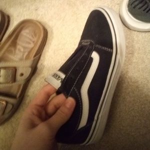 Black old skool vans